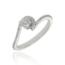 Fehér arany gyűrű 50-es méret - B28709_4I